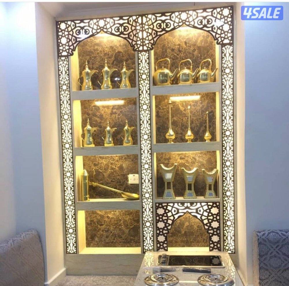 ابونور لعمل جميع الديكورات الخشبية وورق الجدران وبديل الحجر وبديل الرخ5