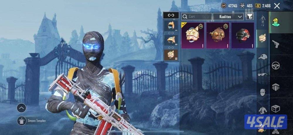 حسابات ببجي منوعه ~ سكن المومياء🧻❄️7