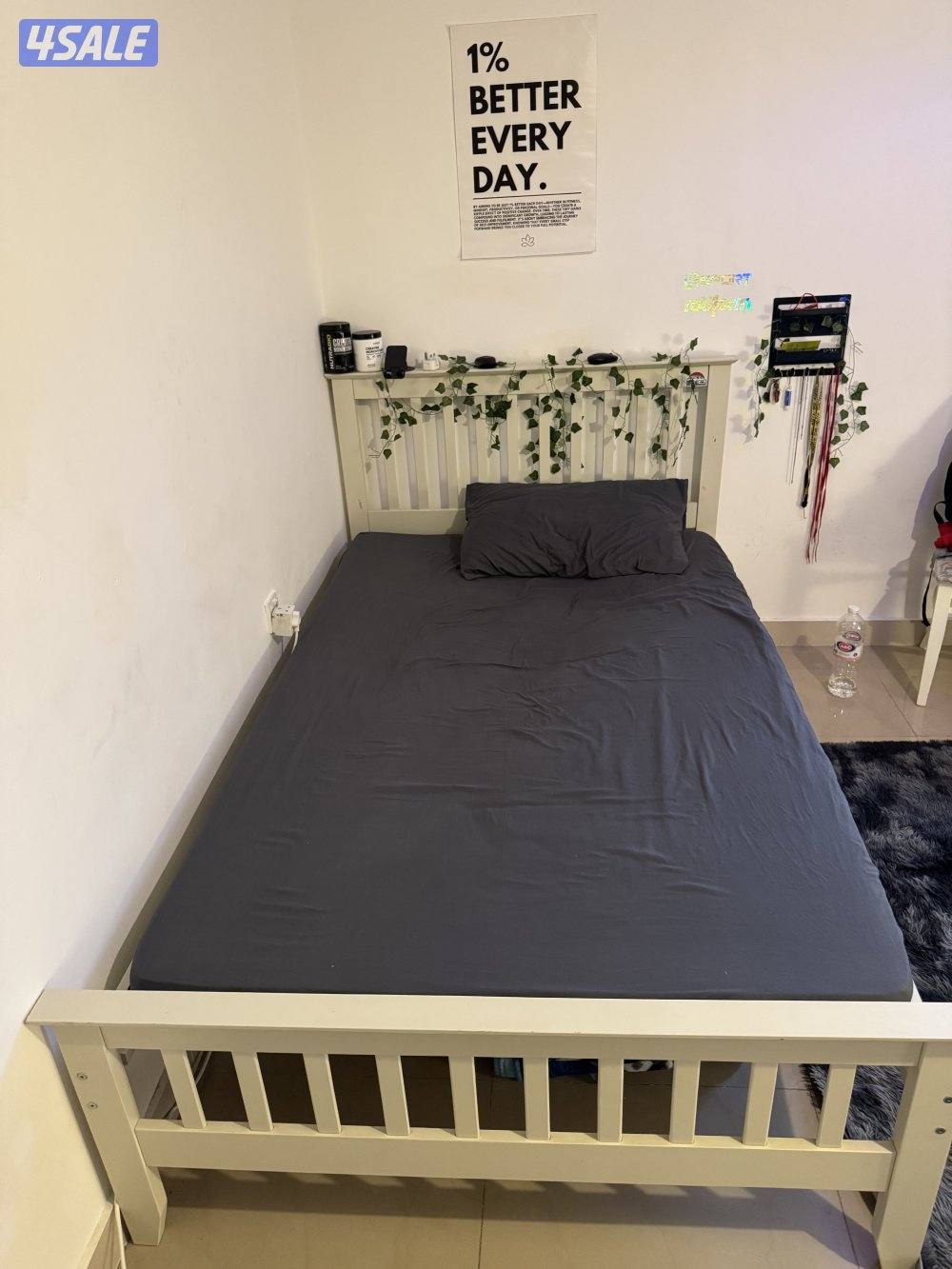 للبيع سرير نفرين بحالة ممتازة0