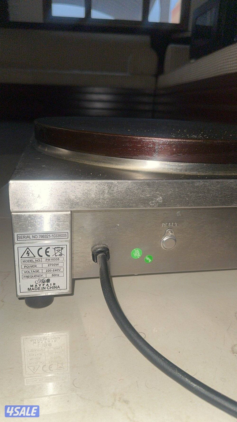 للبيع تاوا كهربائية مستعملة بحاله سليمه السعر 850