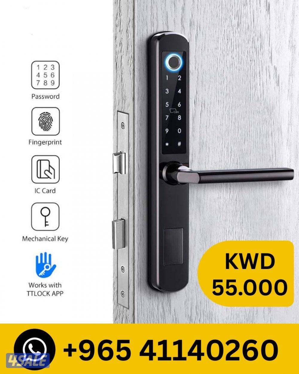 Smart locks for Wooden and Aluminium doors with warranty1