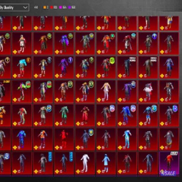 حساب ببجي للبيع0