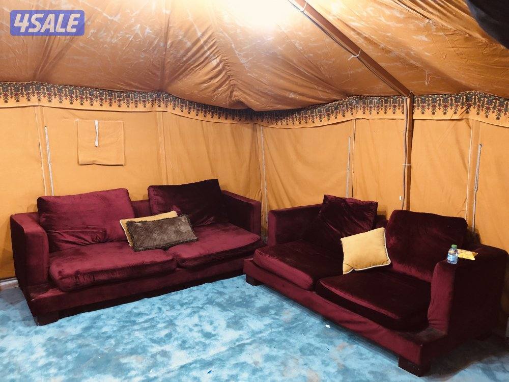 للبيع مستعجل مخيم ‏نظيف و جديد مع الاثاث وماطور روبن حجم 56001