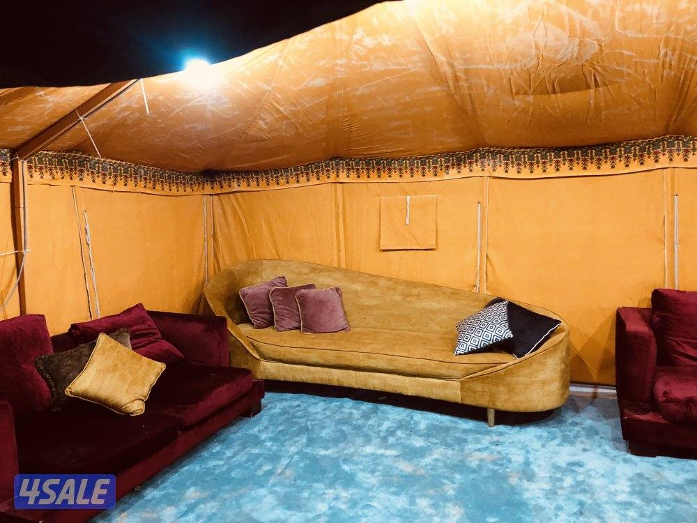 للبيع مستعجل مخيم ‏نظيف و جديد مع الاثاث وماطور روبن حجم 56003