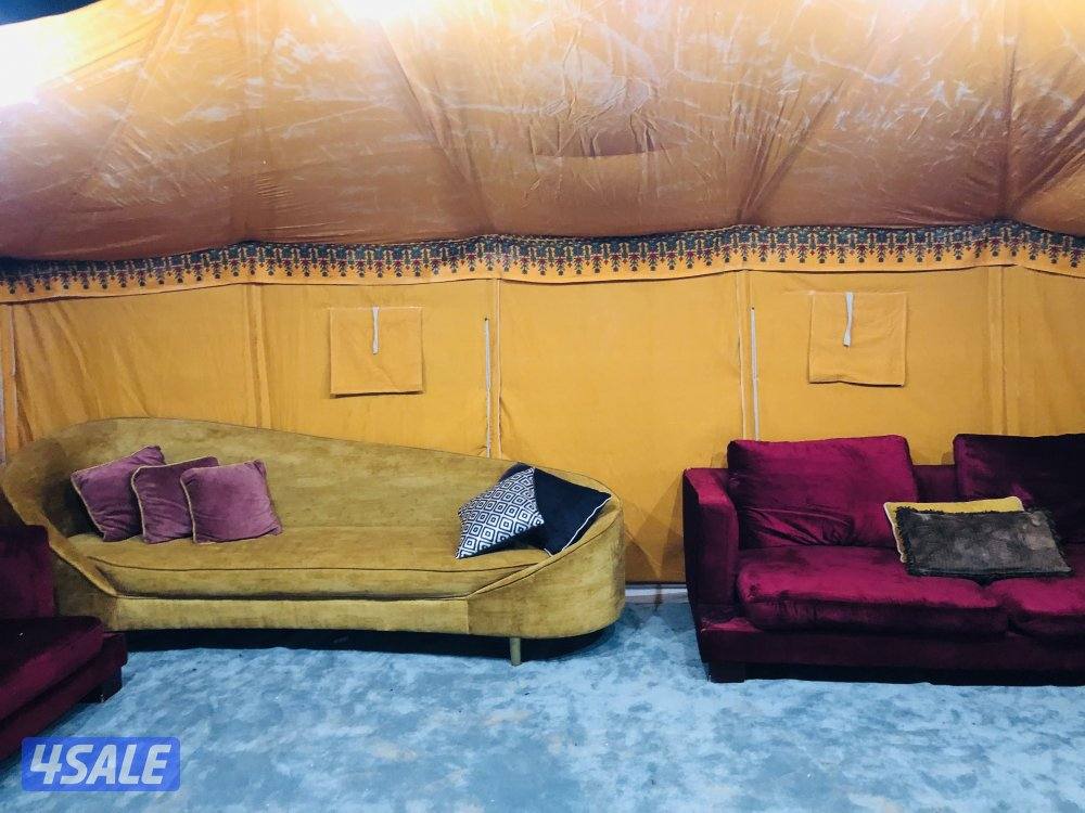 للبيع مستعجل مخيم ‏نظيف و جديد مع الاثاث وماطور روبن حجم 56002