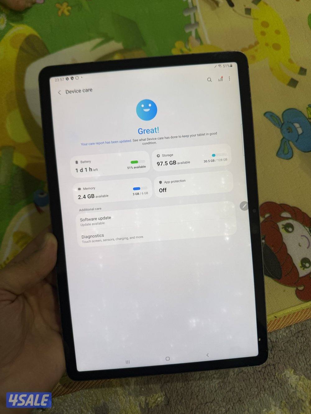 تابلت سامسونج جلاكسي s7 128 gb 6 gb ram5