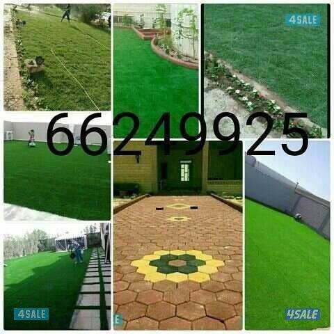 تنسيق الحدائق وتركيب السور التركى وتركيب التيل الاصطناعي15