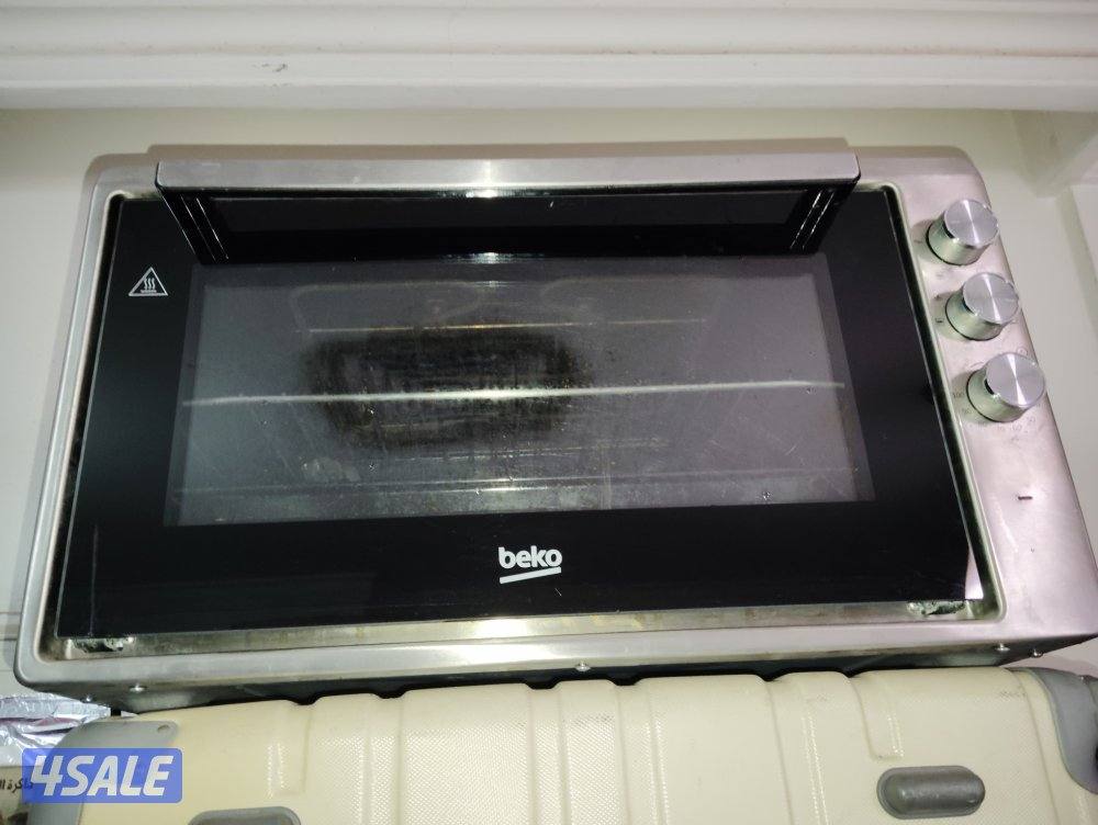 فرن كهربائي بيكو صناعه تركيه 50ليتر شبه جديد عرض60عمق55ارتفاع 350