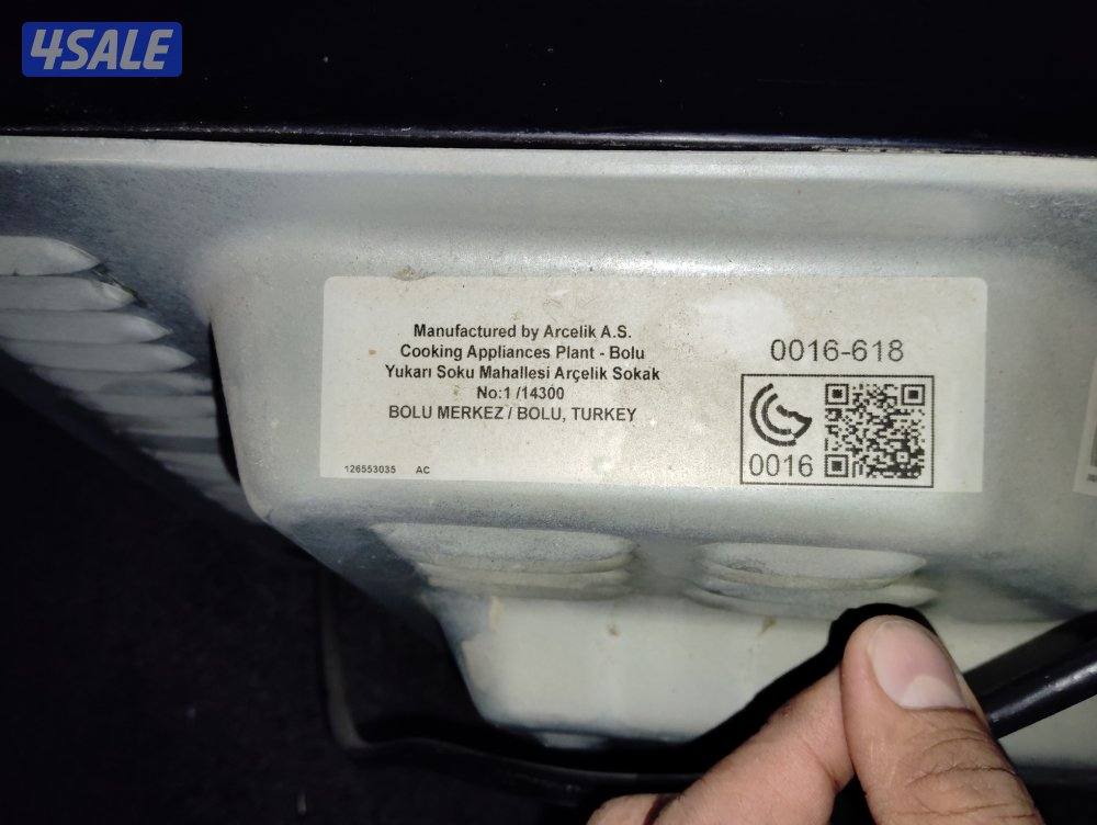 فرن كهربائي بيكو صناعه تركيه 50ليتر شبه جديد عرض60عمق55ارتفاع 355