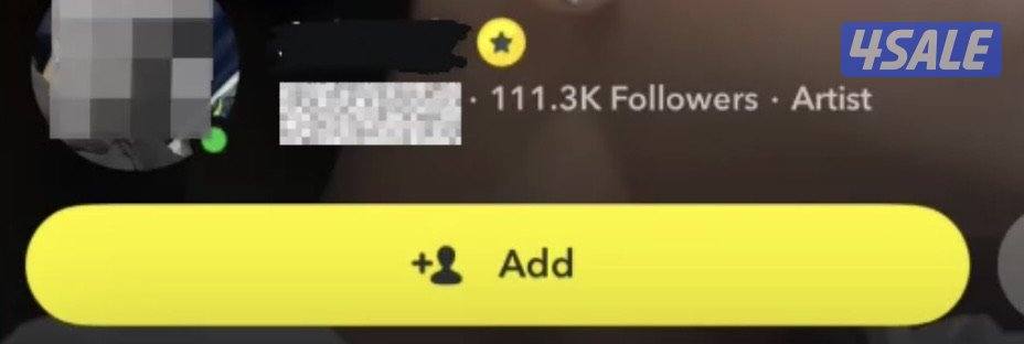 للبيع حساب سناب موثق بنجمه صانع محتوى 111الف متابع0