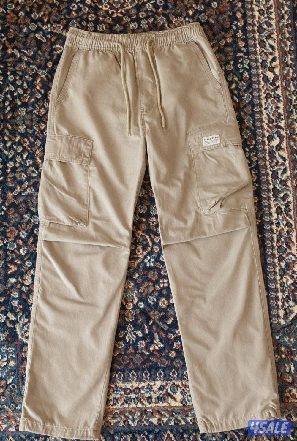 pull & bear loose fit cargo pant0