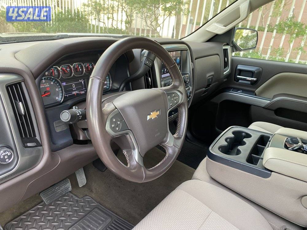 وانيت سلفرادو موديل 2018 دبل جير فل وبشن ماشي 149 صبغ الوكاااله عدا قط9