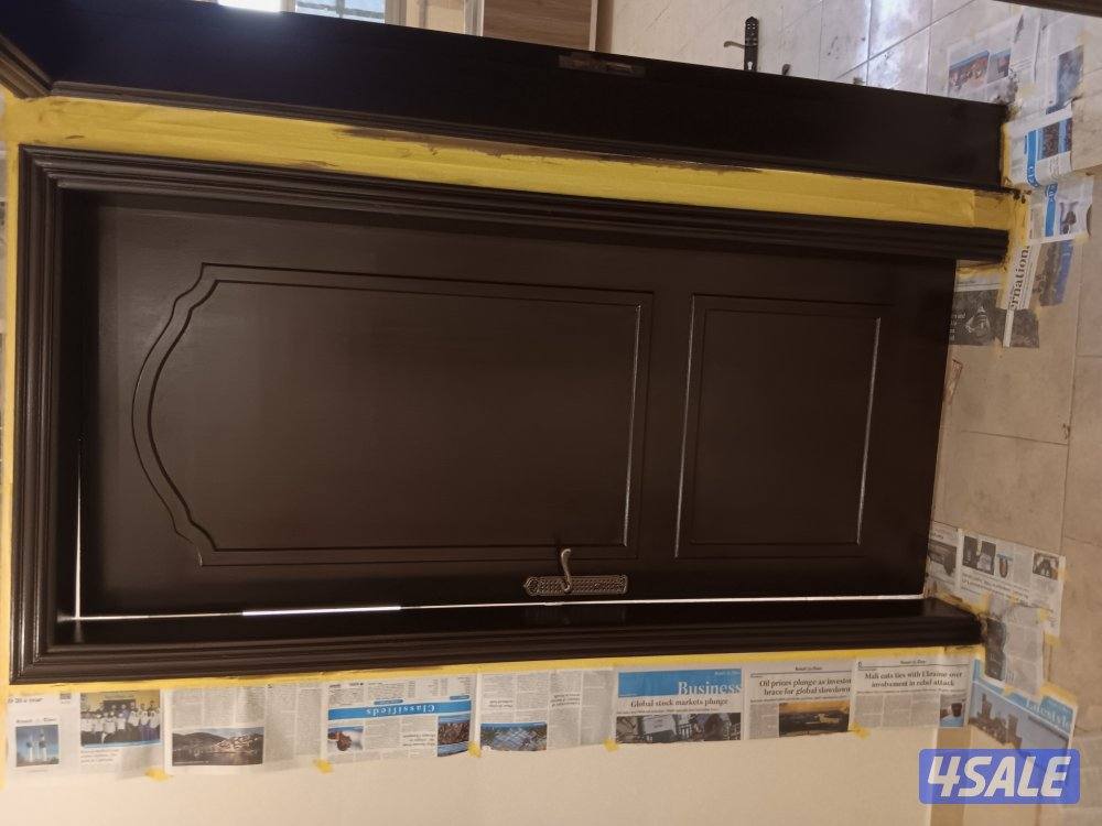 نجاراصباغ خشب صبغ ابواب صبغ كبتات جديد كبتات صبغ حديد صبغ ريسي ابواب1