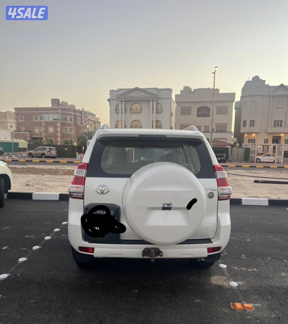 للبيع برادو مديل2016 عداد217 ألف ثلاجة بصمة سنسر. شرط الفحص. معاد 3قطع0