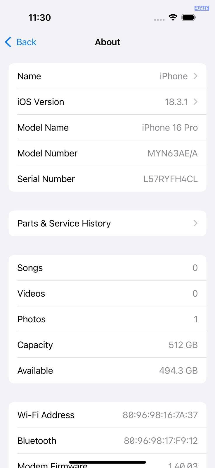 iPhone 16 Pro 512GB Desert – 100% ايفون 16 برو البطارية مستعمل كالجديد3