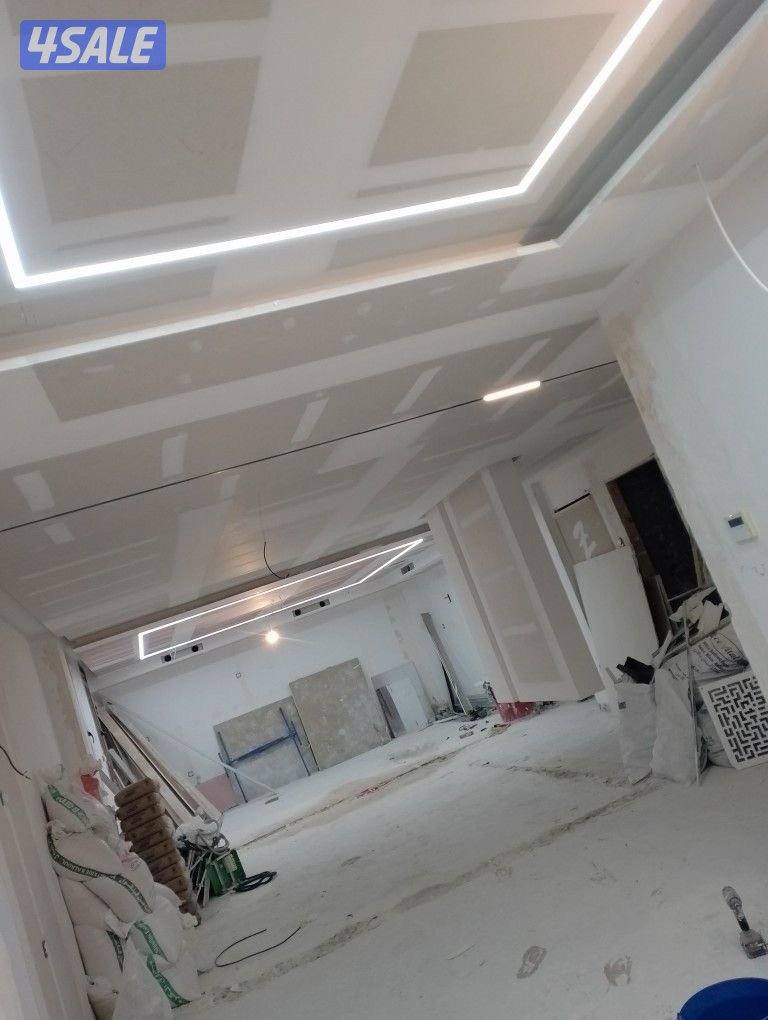 ديكور جبس بورد اسقف جبس بورد بارتيشن قاطع جبس بورد اسمنت بورد اصباغ9