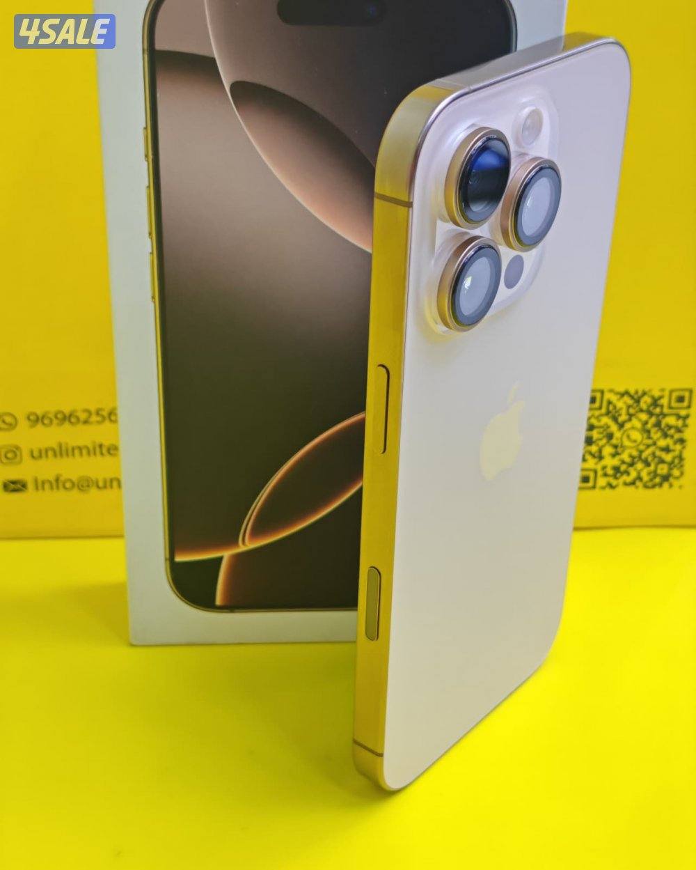 iPhone 16 Pro 512GB Desert – 100% ايفون 16 برو البطارية مستعمل كالجديد9