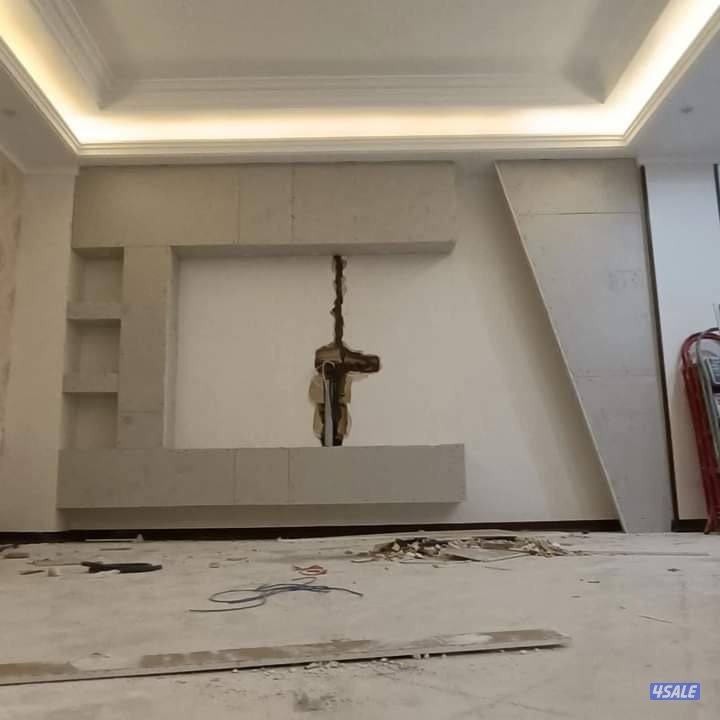 ديكور جبس بورد اسقف جبس بورد بارتيشن قاطع جبس بورد اسمنت بورد اصباغ14