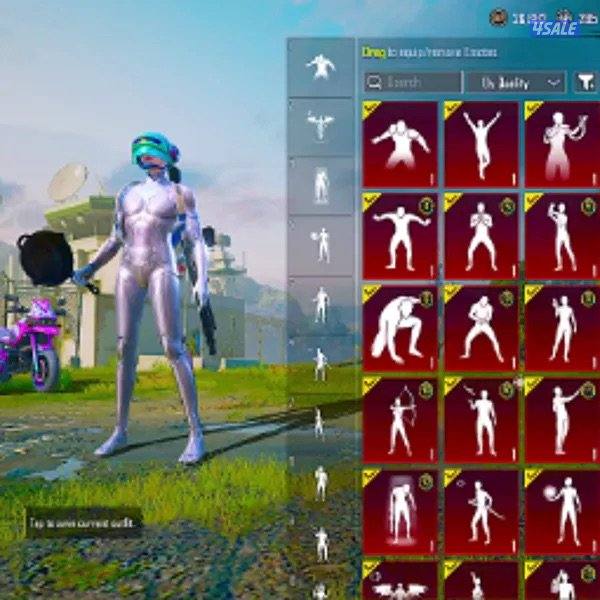 حساب ببجي ٥٨ مثك2