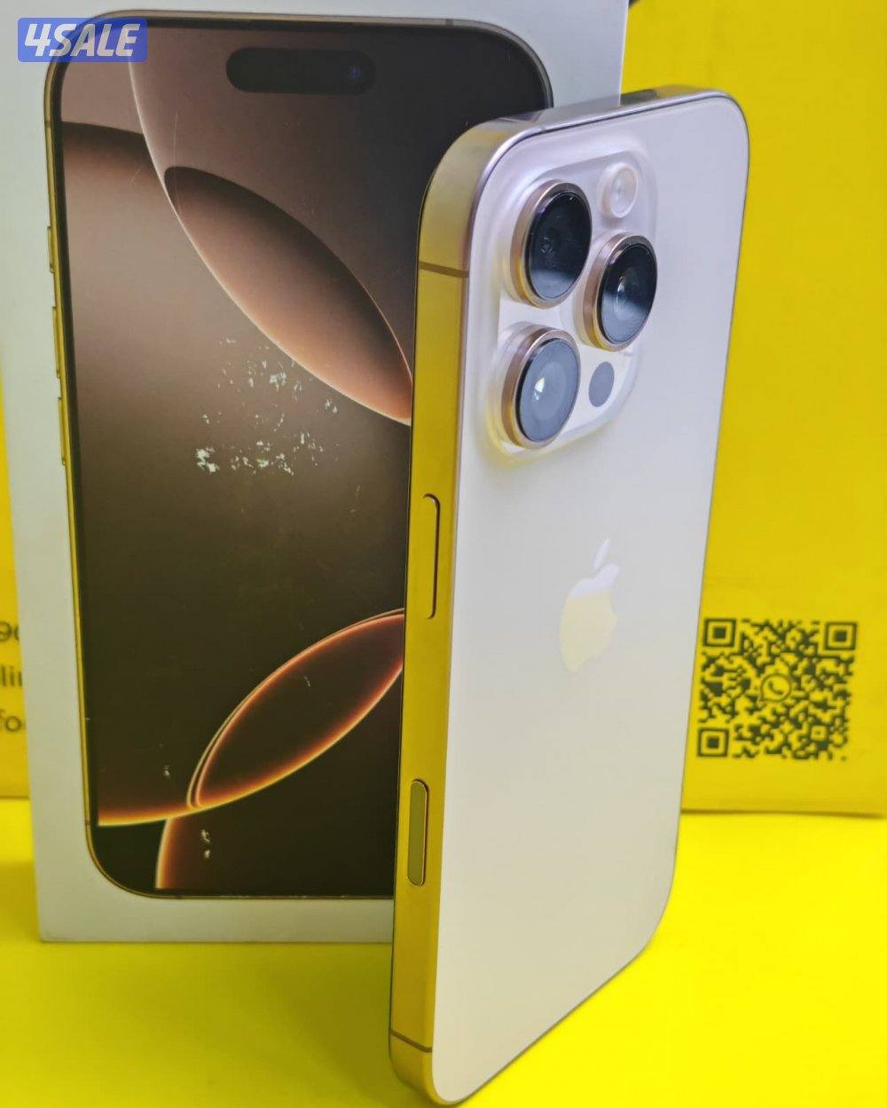 iPhone 16 Pro 512GB Desert – 100% ايفون 16 برو البطارية مستعمل كالجديد4