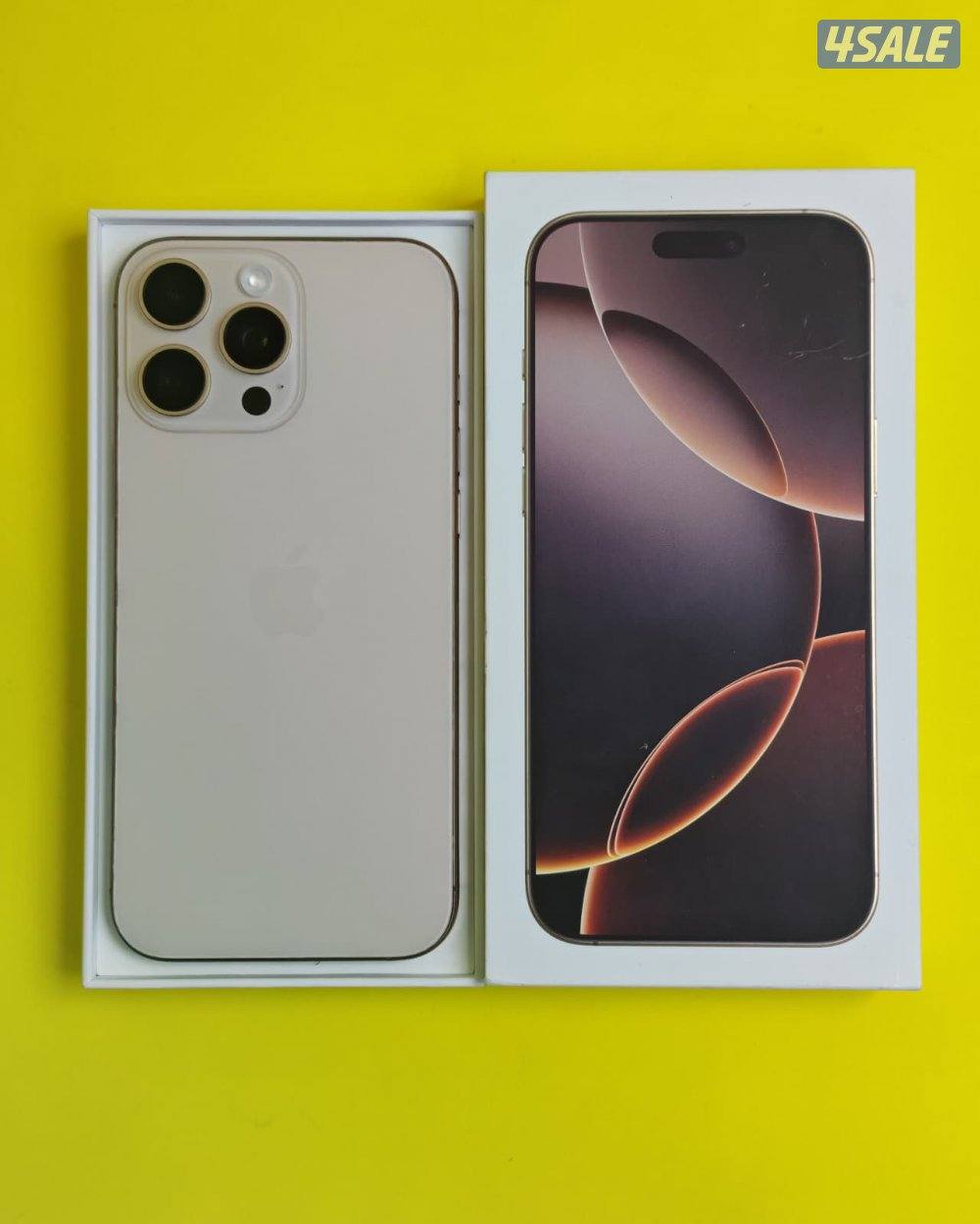 iPhone 16 Pro Max 512GB Desert – 96% ايفون 16 برو ماكس مستعمل كالجديد0