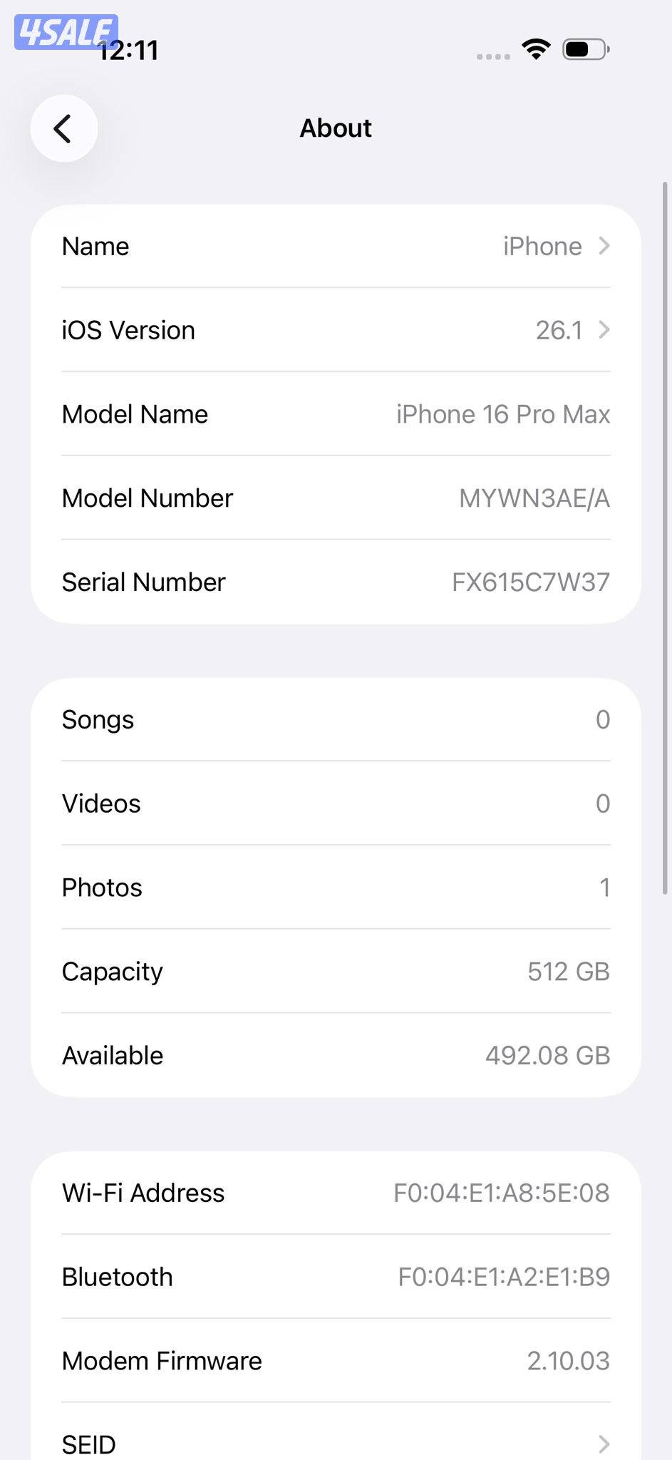 iPhone 16 Pro Max 512GB Desert – 96% ايفون 16 برو ماكس مستعمل كالجديد9