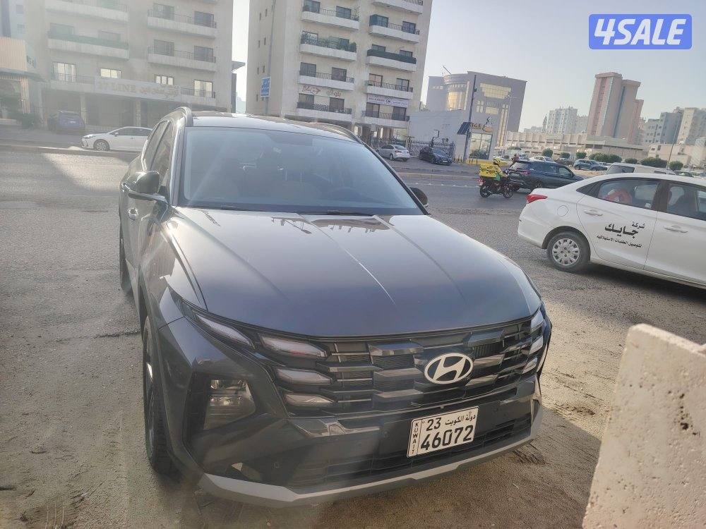 Tuscan 2025 with warranty two years and full protection هيونداي توسان3
