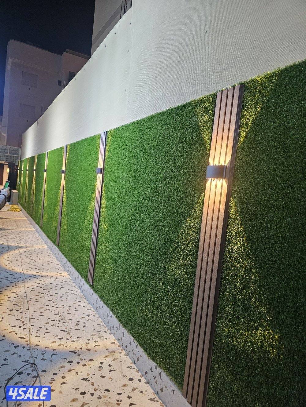 تركيب السياج التركي الأصلي وتركيب الثيل الصناعي وتركيب الدزينات بديل ا4