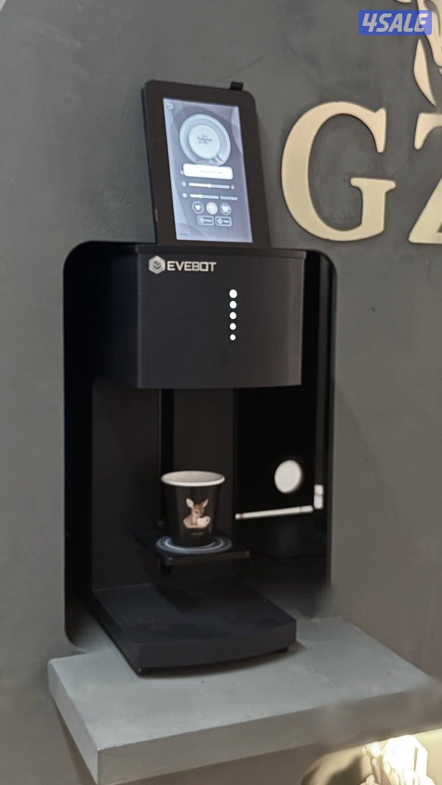 مكينة طباعة على القهوه ذاتيه استعمال نظيف جدااً ،ماصارلها ٣ شهور عندي1