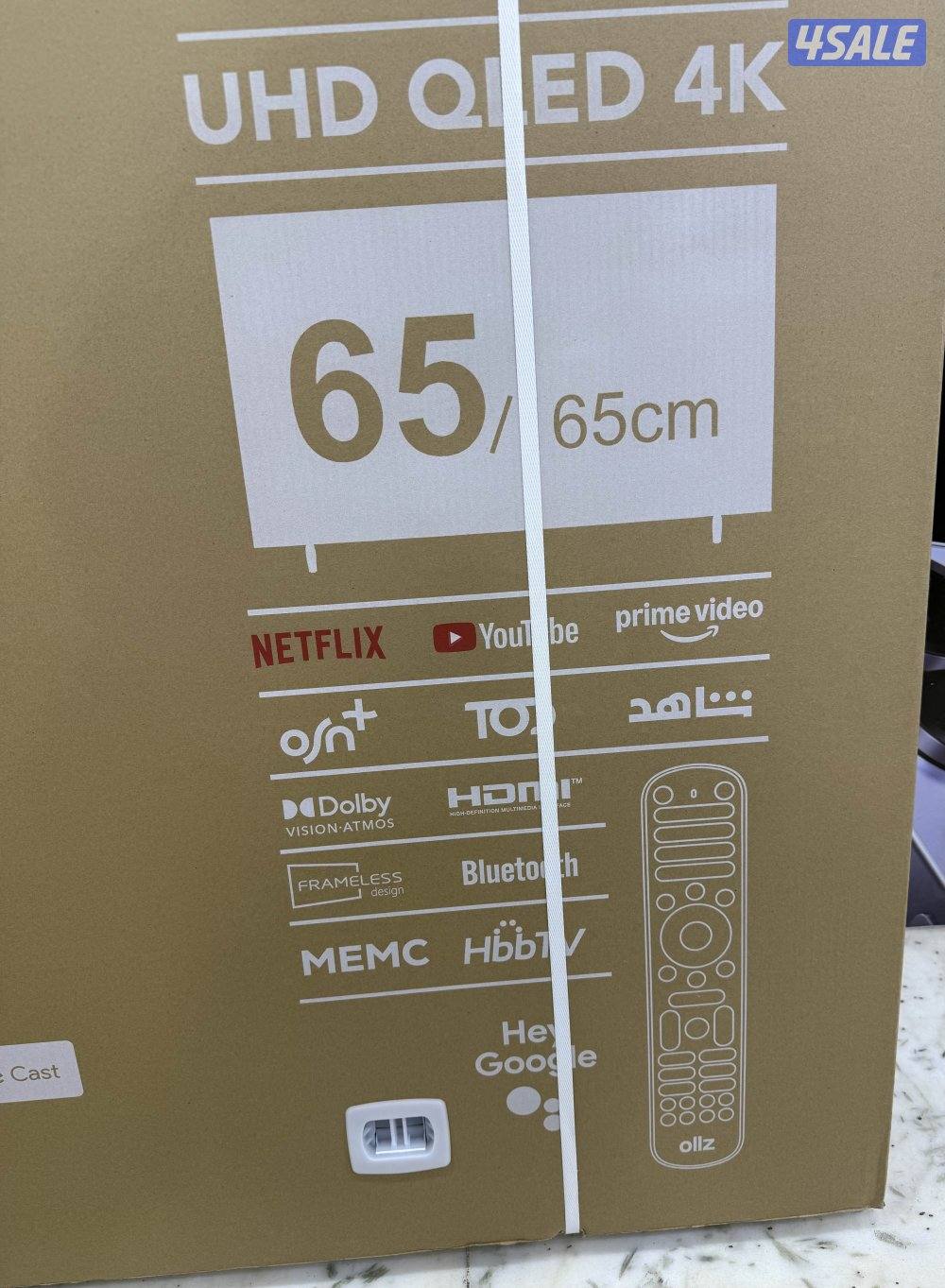 OlIZ 65" UHD QLED 4K Smart TV  New sealed.2
