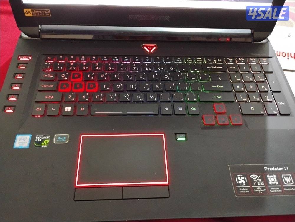 Acer predator 17 4k display i7 6700HQ 32gb ram 2.5tb ssd gtx980m 8gb4