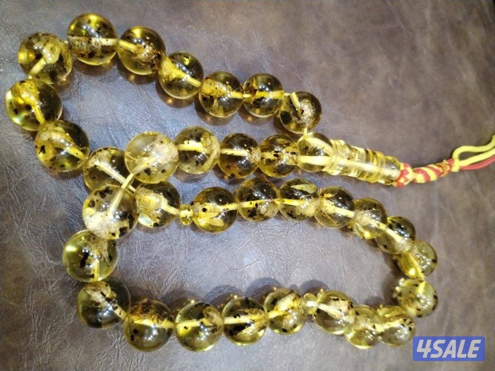 كهرمان قديم بشوائب طبيعية – فحص يدوي3