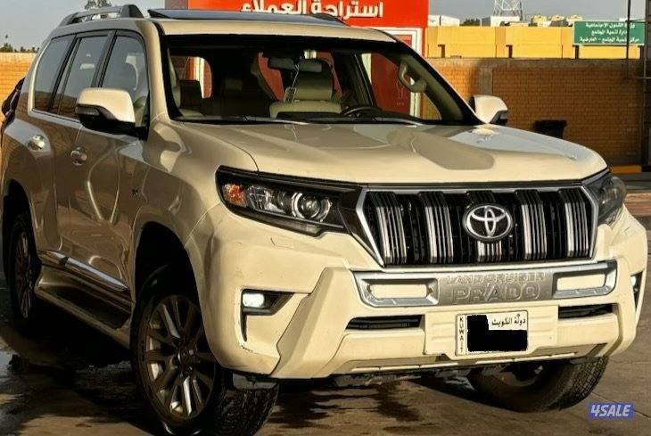 للبيع برادو VX ٢٠١٨ صبغ وكاله شرط الفحص0