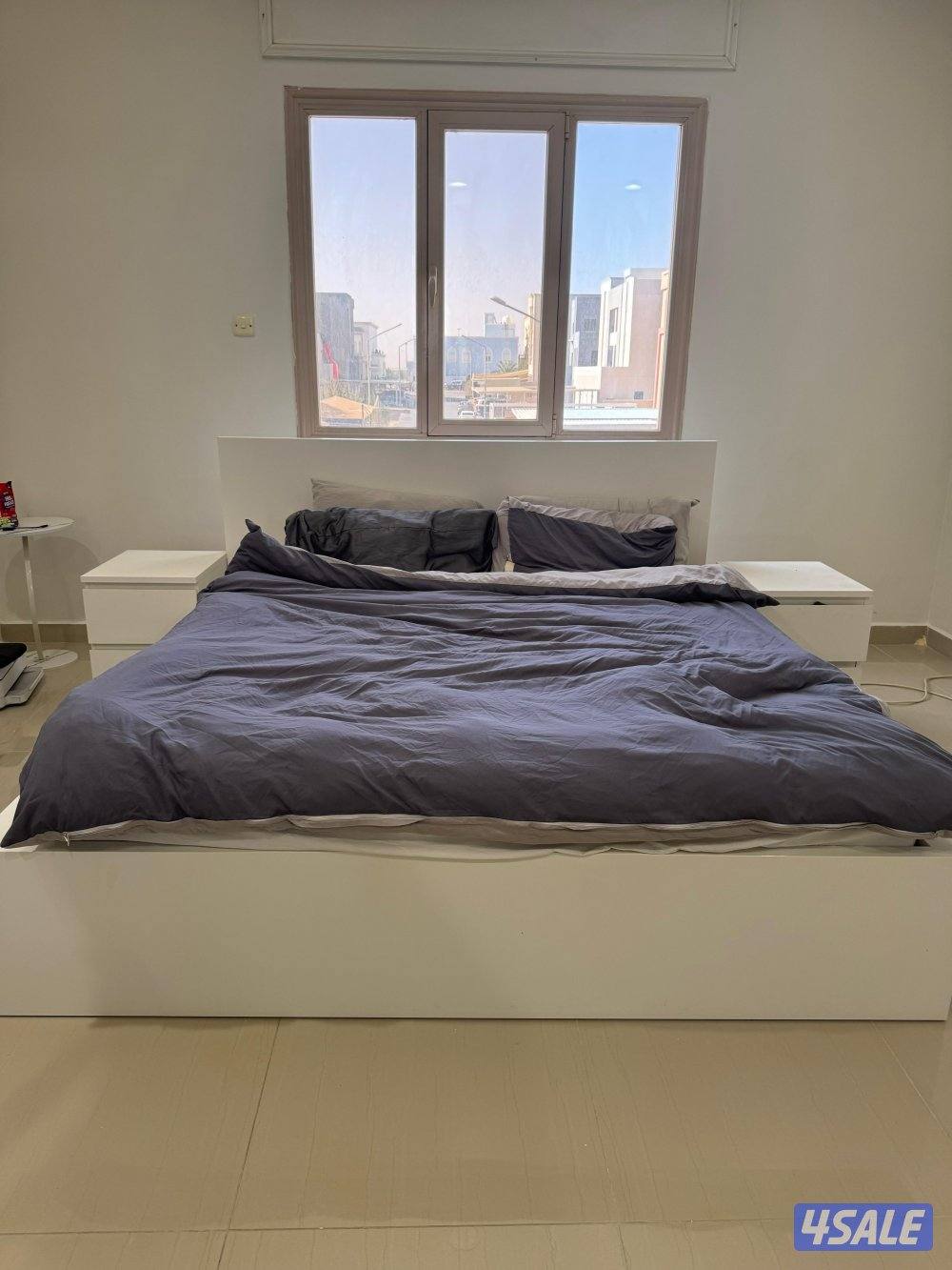 غرفة نوم كامله بدون اسفنج السرير اثاثها جديد و بحاله ممتازه2