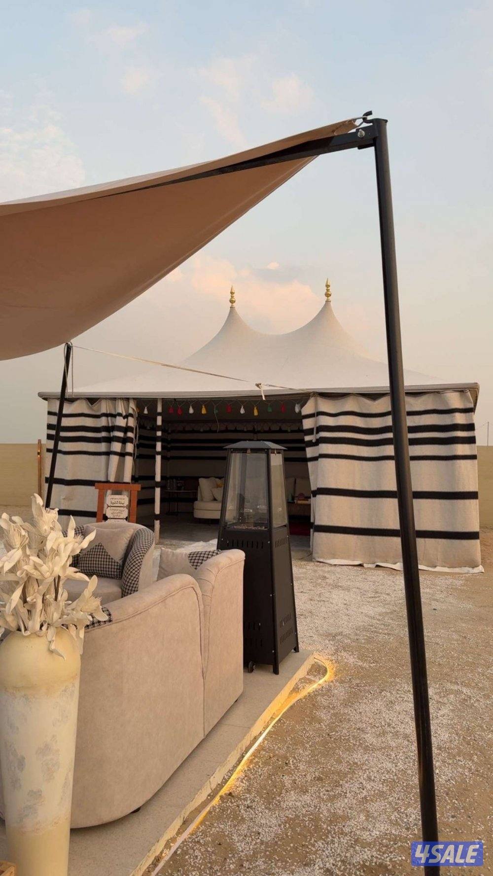 مخيم او كشته كاسر بسعرها جداً وقاط عليها استعمال اول موسم0