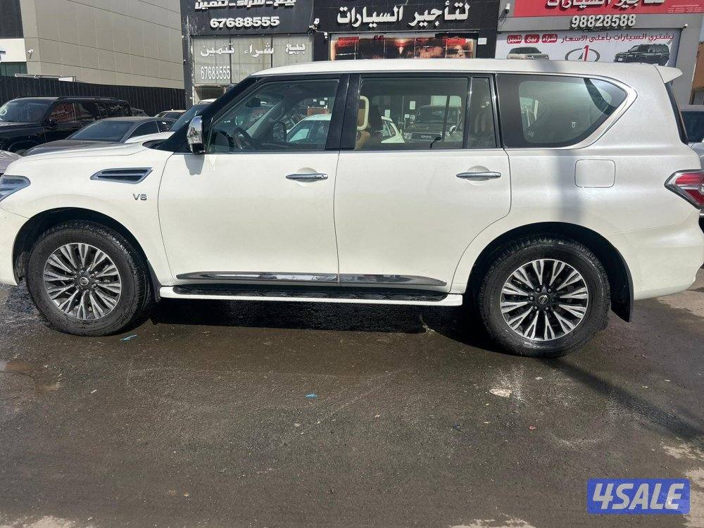 نيسان باترول بلاتنيوم.V8 موديل 2014 ماشى 455.000 k.m  وارد الخليج .3