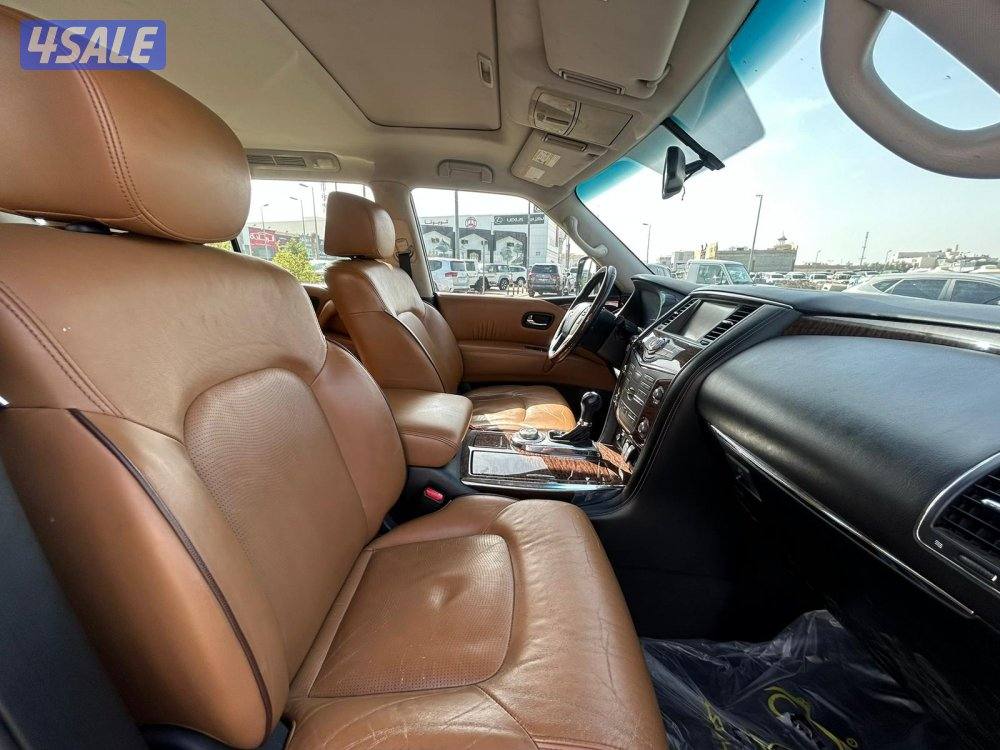 نيسان باترول بلاتنيوم.V8 موديل 2014 ماشى 455.000 k.m  وارد الخليج .5