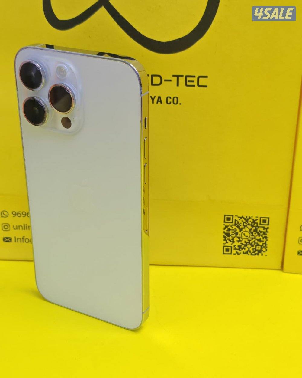 ايفون 14 برو ماكس – 256 جيجا – فضي بطارية 83% مستعمل كالجديد3