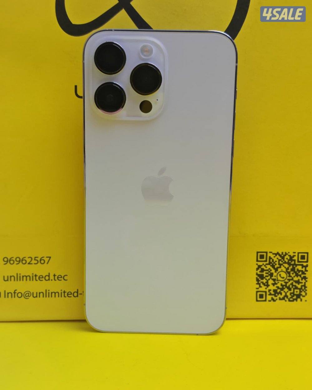 ايفون 14 برو ماكس – 256 جيجا – فضي بطارية 83% مستعمل كالجديد5