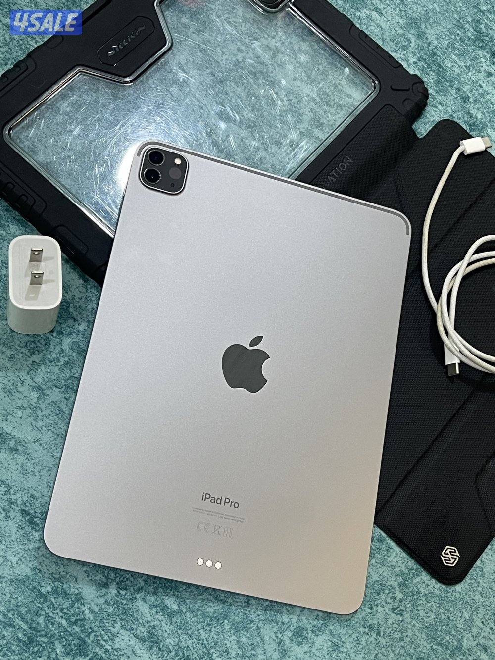 ايباد ابل برو 11 انش 256 قيقا ام تو m2 الجيل الرابع نظيف مو مصلح0