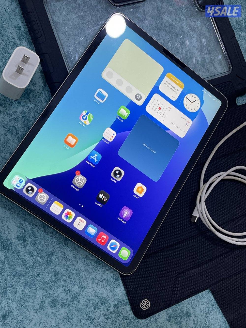 ايباد ابل برو 11 انش 256 قيقا ام تو m2 الجيل الرابع نظيف مو مصلح2