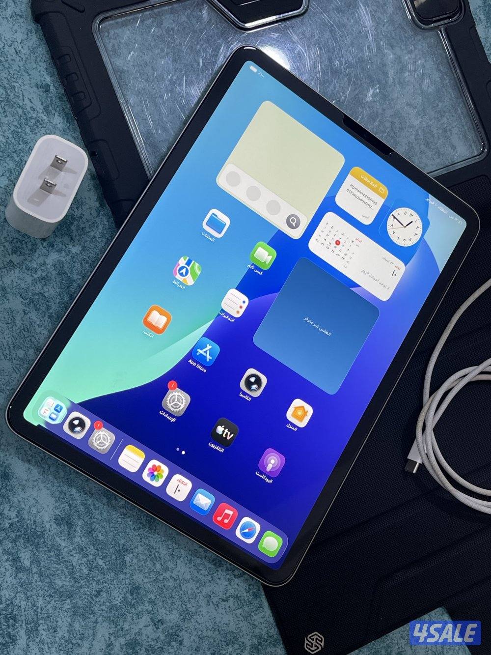 ايباد ابل برو 11 انش 256 قيقا ام تو m2 الجيل الرابع نظيف مو مصلح5