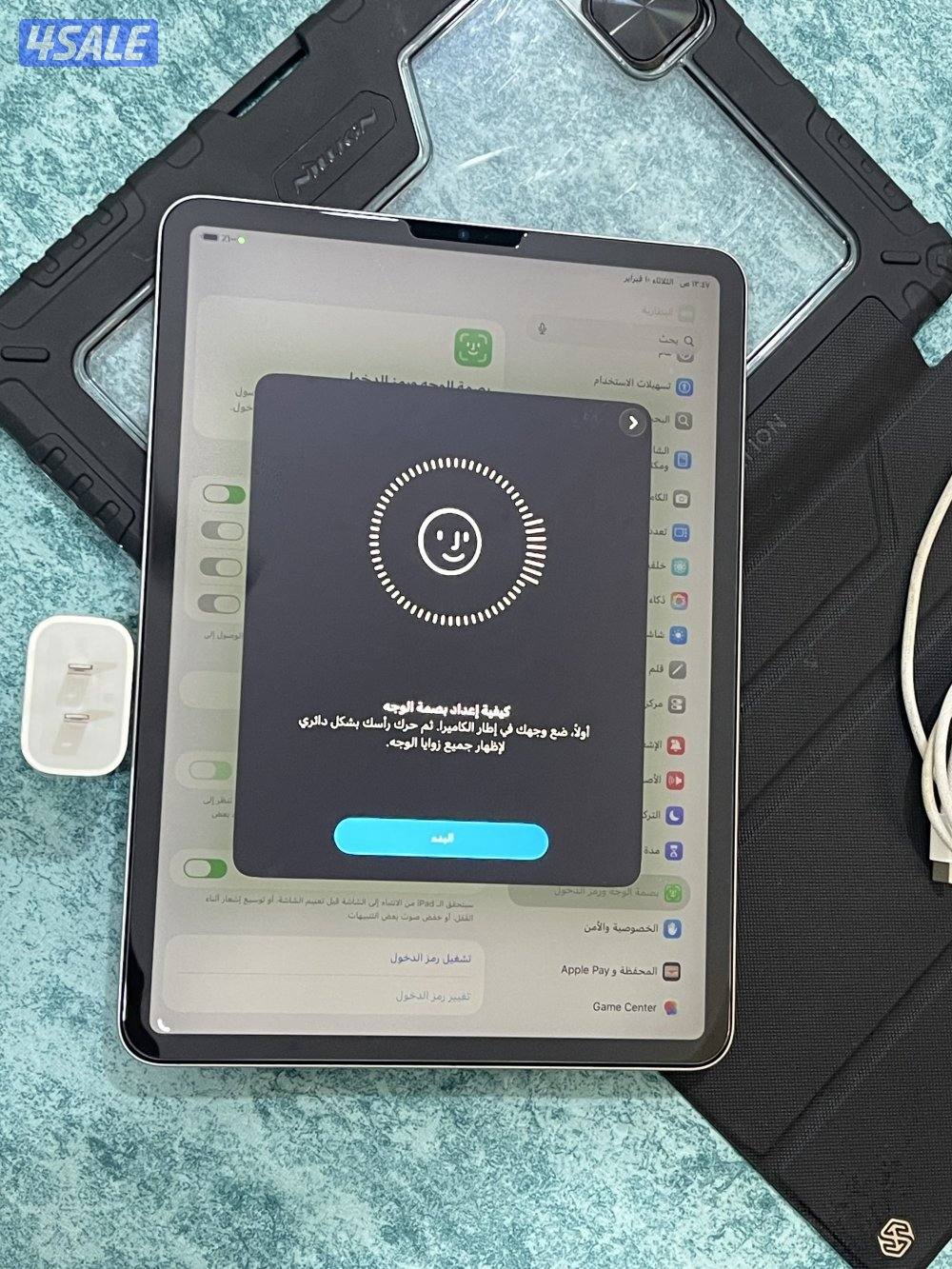 ايباد ابل برو 11 انش 256 قيقا ام تو m2 الجيل الرابع نظيف مو مصلح6