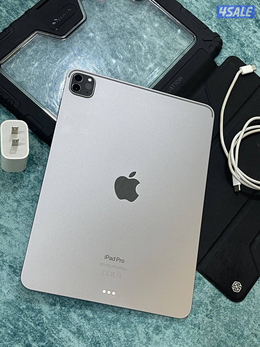 ايباد ابل برو 11 انش 256 قيقا ام تو m2 الجيل الرابع نظيف مو مصلح9