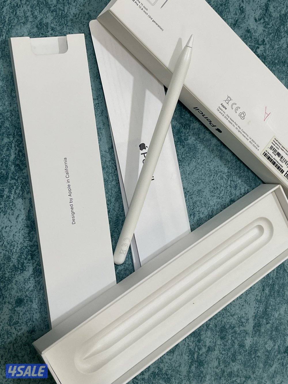 قلم ايباد أبل الاصلي الجيل الثاني نظيف وشغال تمام مع الكرتون1