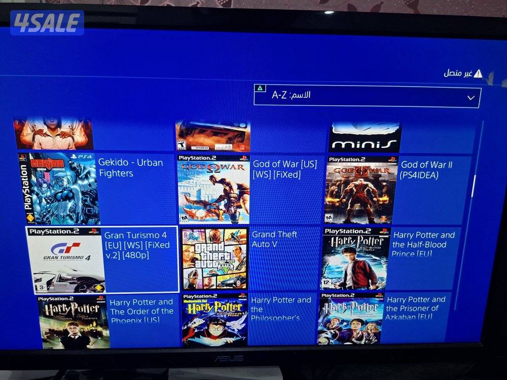 Ps4  1000GB Jailbreak 9.00 + 1 control  + 100  games  inside0
