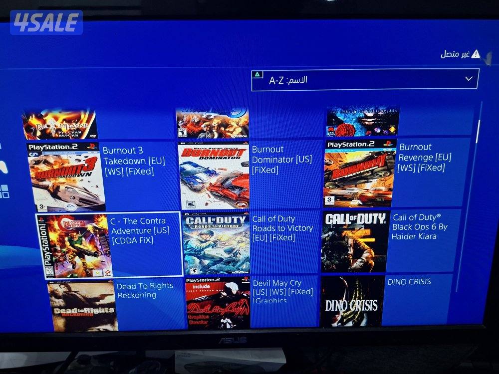Ps4  1000GB Jailbreak 9.00 + 1 control  + 100  games  inside4