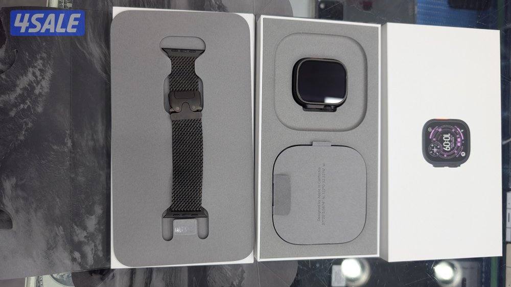 Apple watch ultra 3 black (Titanium Milanese Loop)0