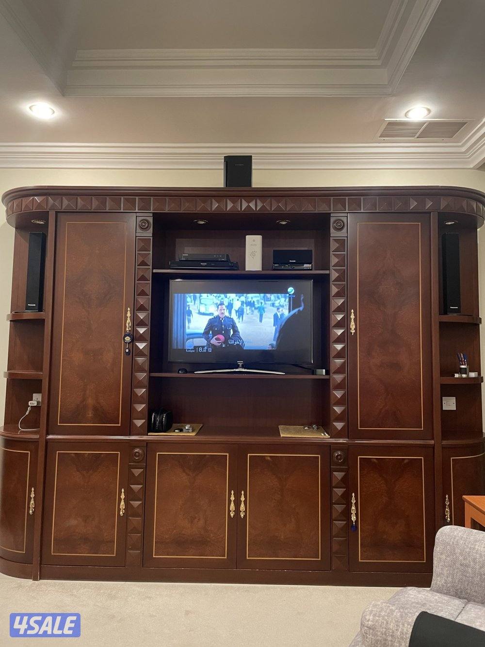 مكتبه خشب سولد مهوغني0