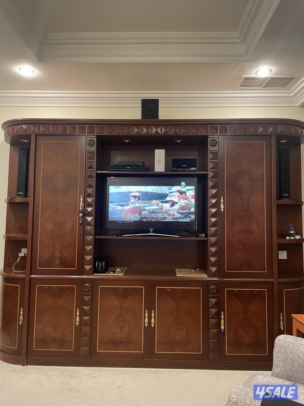 مكتبه خشب سولد مهوغني1